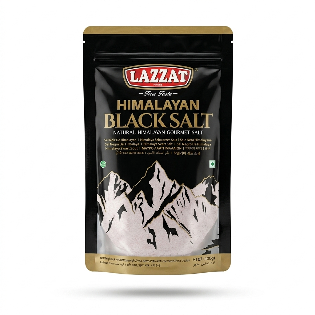 Lazzat Himalayan Black salt 400G