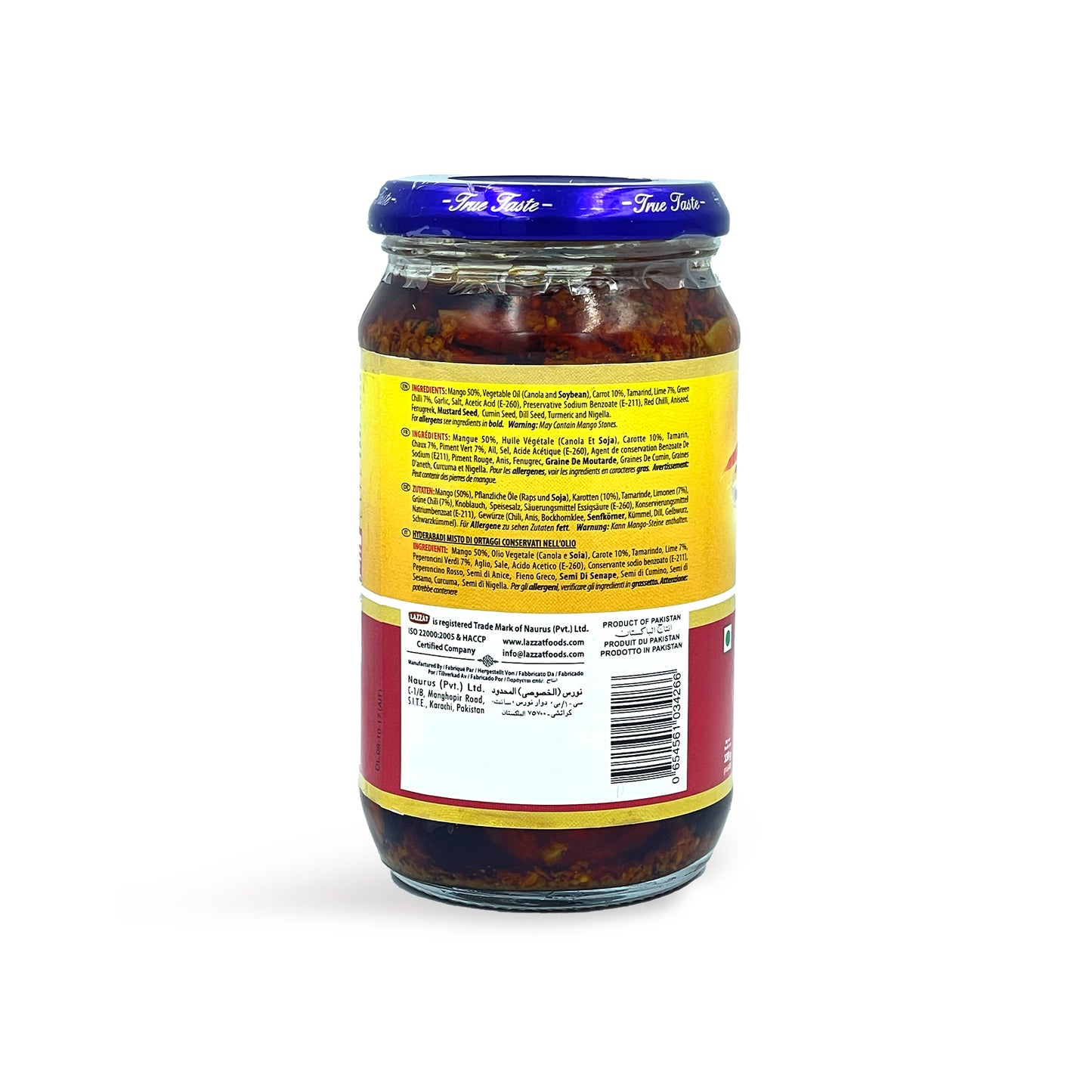 Lazzat Hyderabadi Mixed Pickle 330G