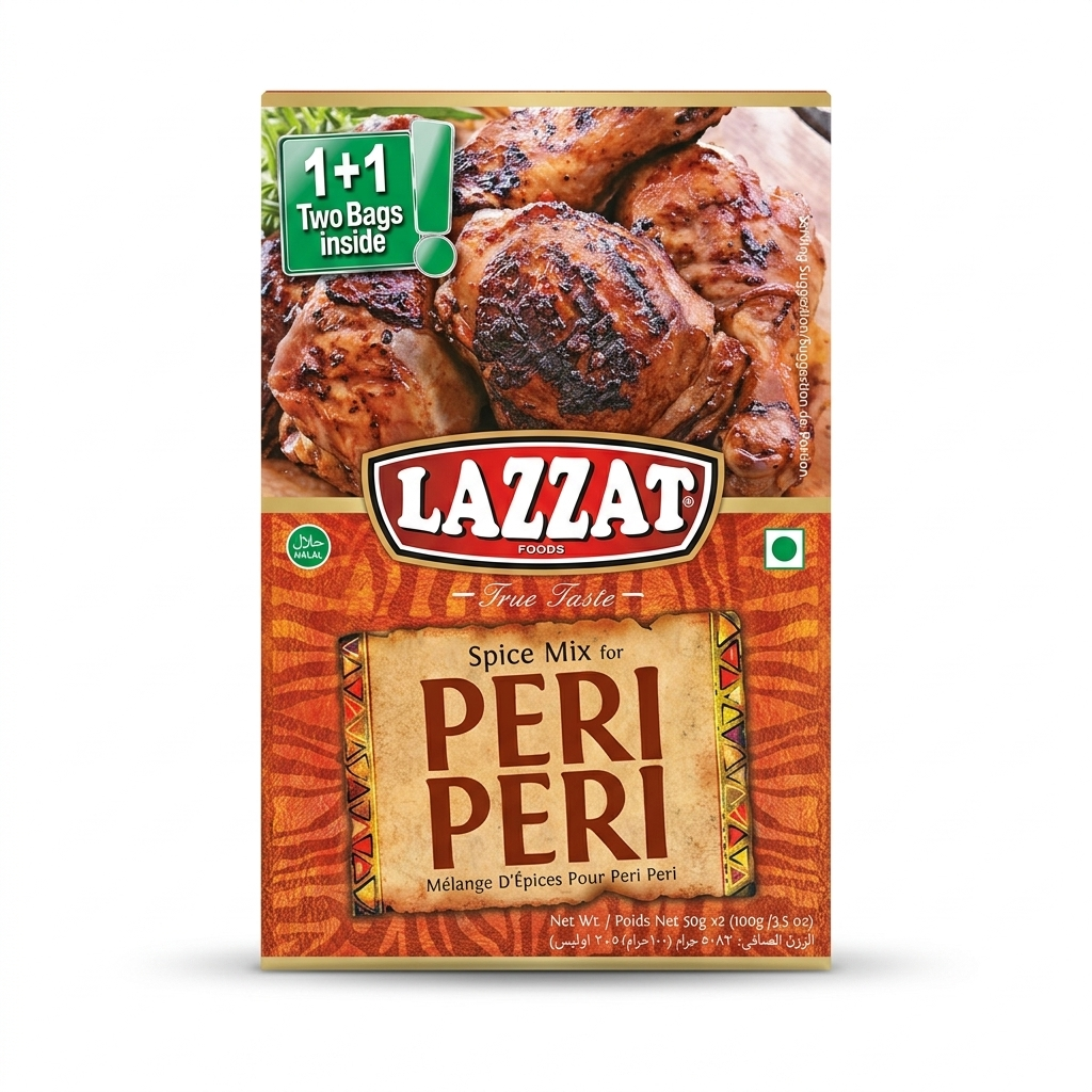 Lazzat Peri Peri Masala (2 Bags 100G)
