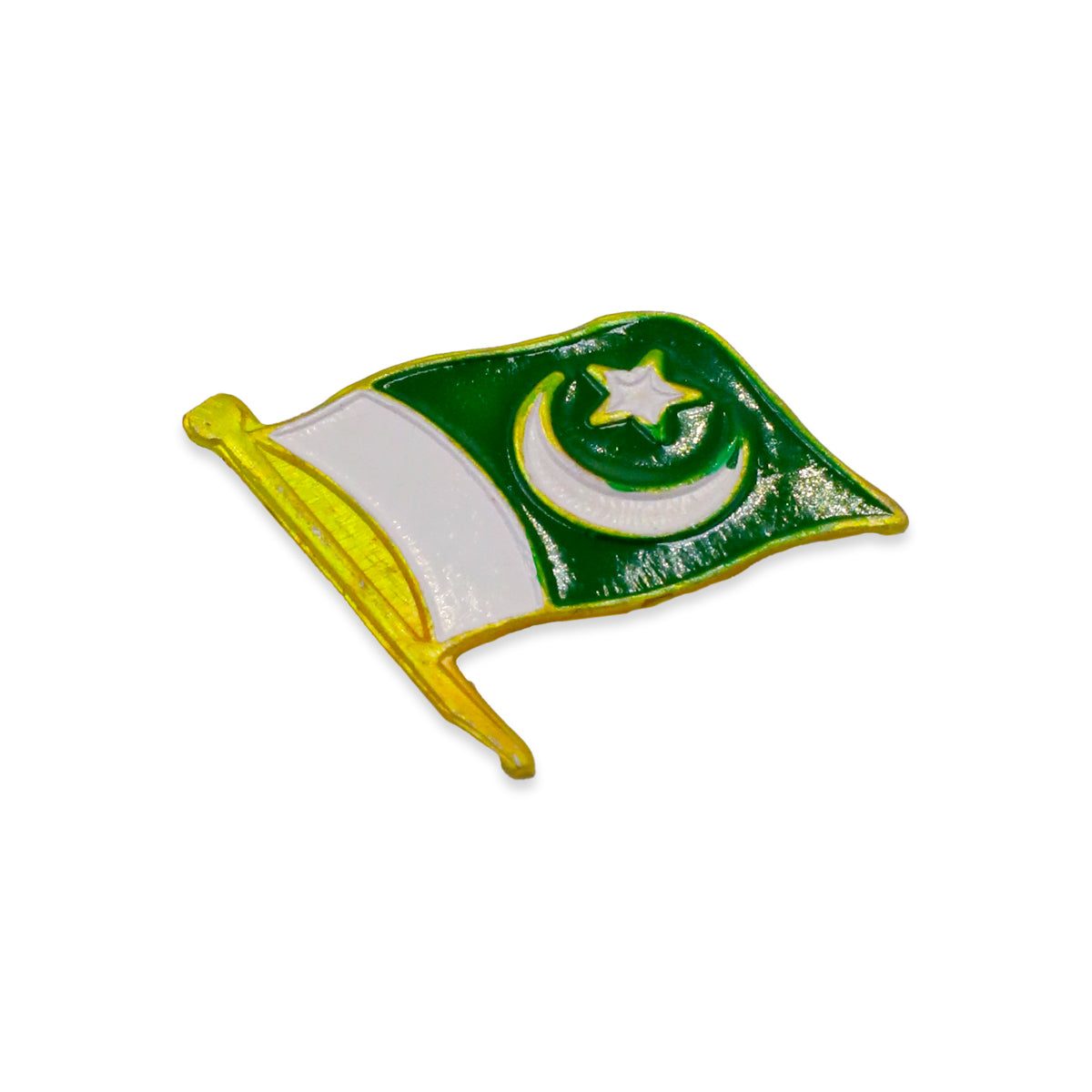 Pakistan Flag Badge for 14 August