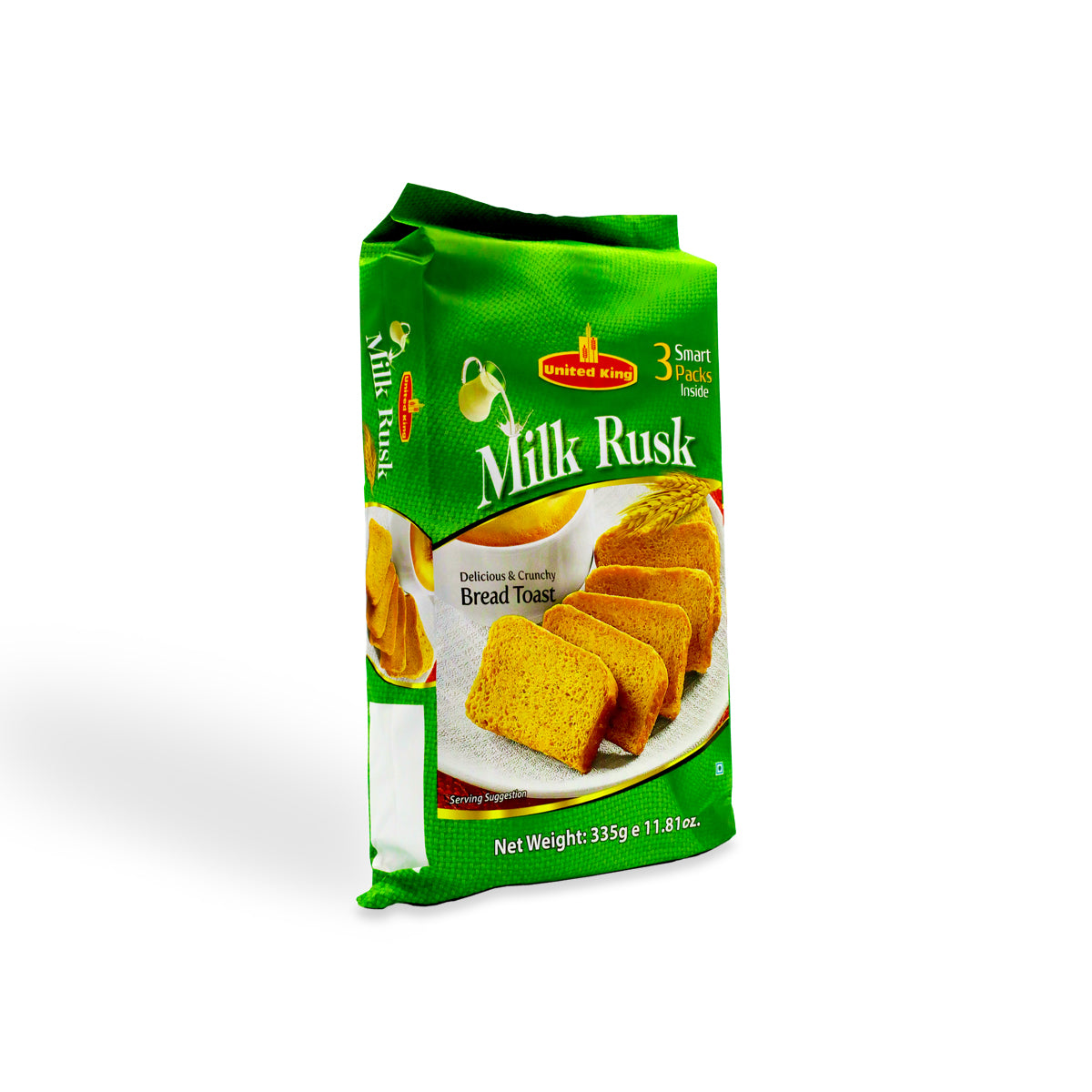 United King Milk Rusk 335G