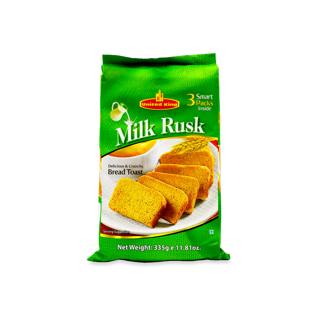 United King Milk Rusk 335G