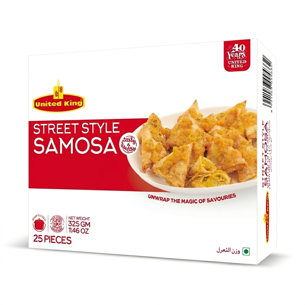 United King Street Style Samosa 25Pc