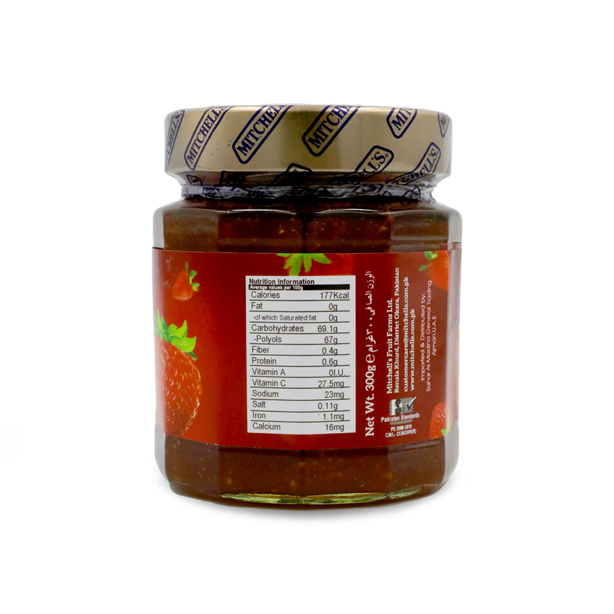 Mitchells Diet Strawberry Jam