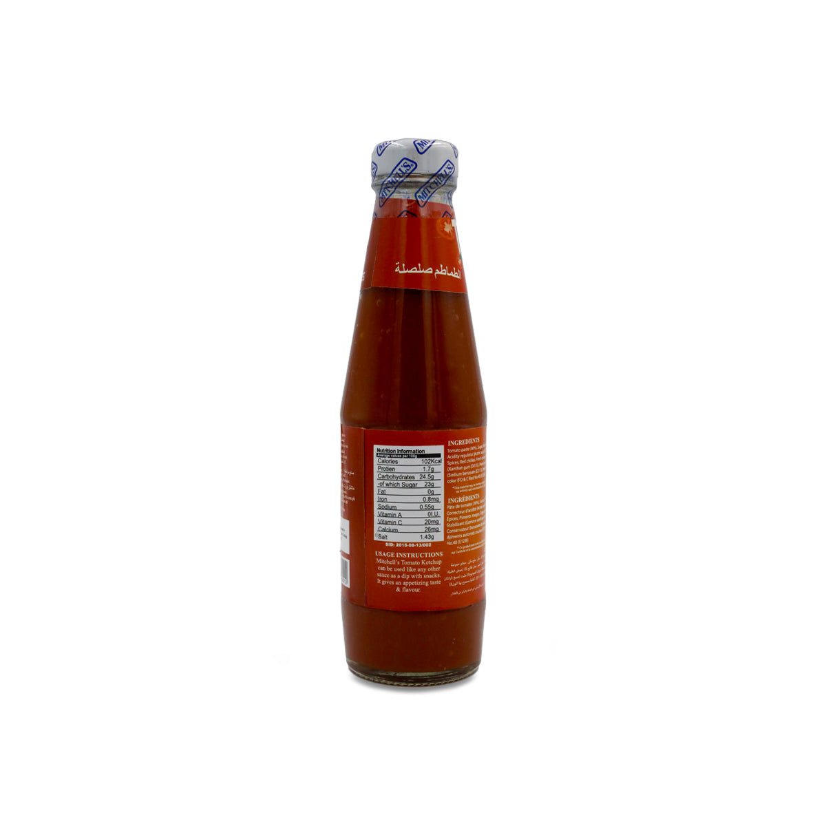 Nutritional facts Mitchells Tomato Ketchup