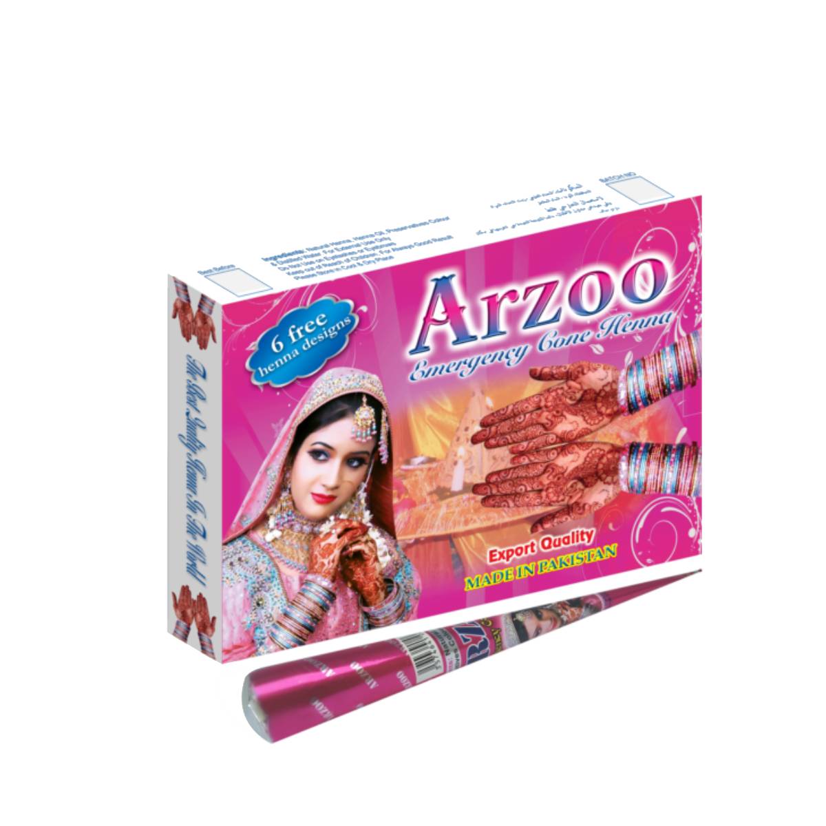 Arzoo Emergency Cone Mehndi
