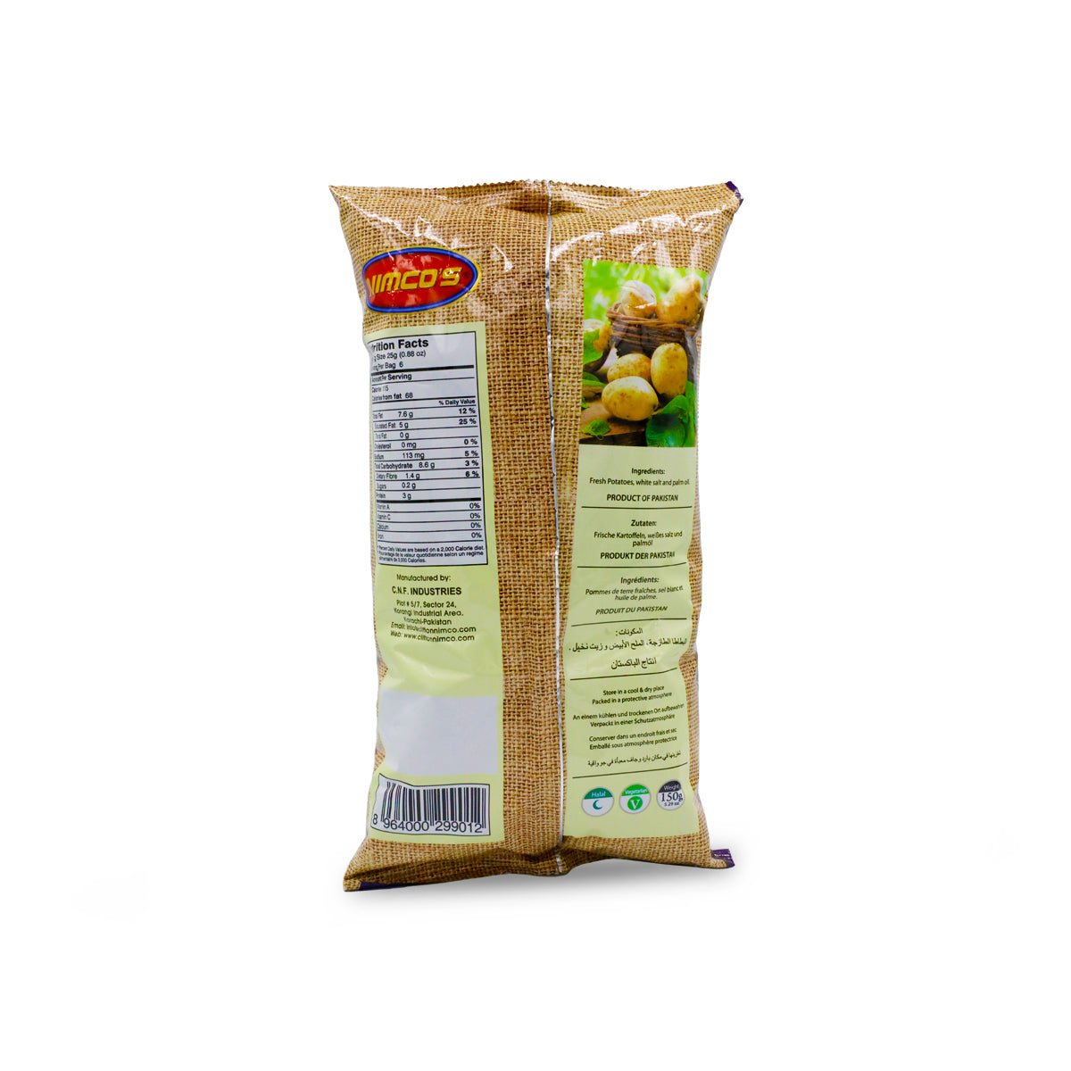 Nimco Potato Crisps Salted