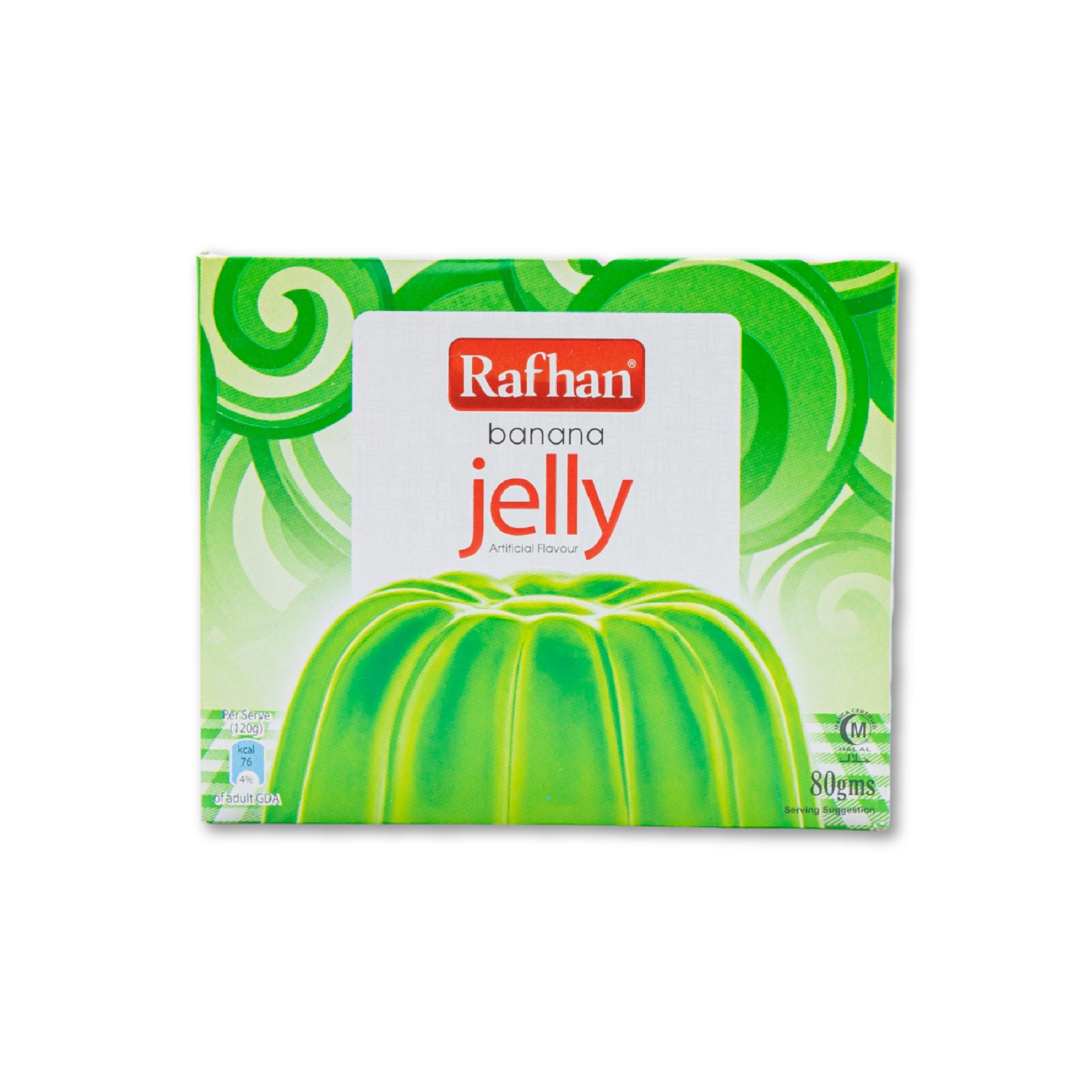 Buy Rafhan Banana Jelly 80G Pakistan Supermarket UAE