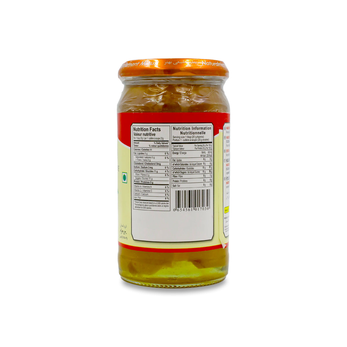 Nutritional facts Sundip Apple Murabba