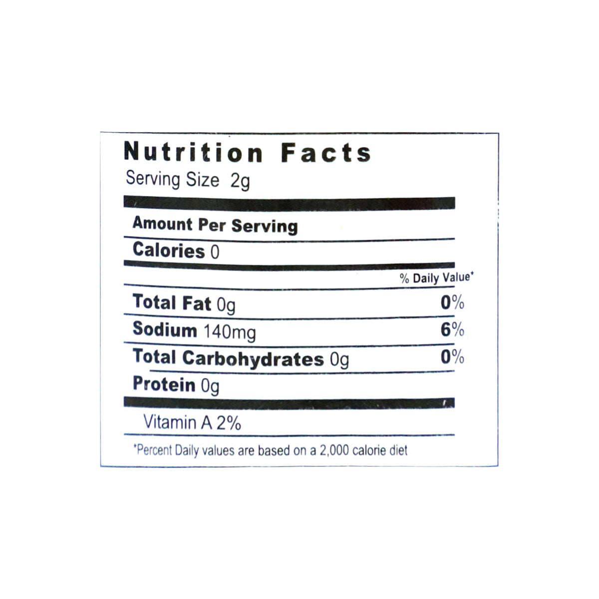 Freshmate Chatpata Raita Nutritional facts