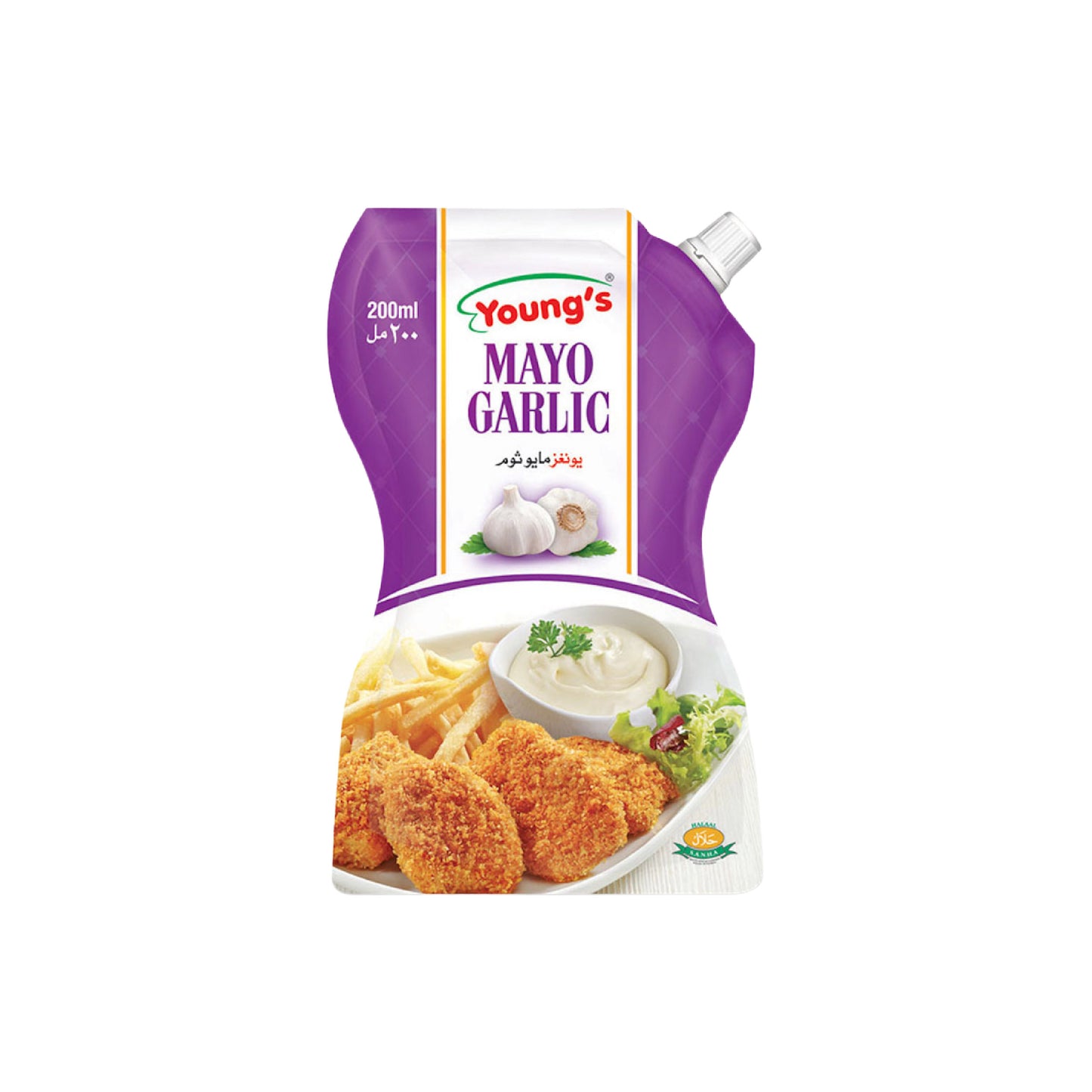 Youngs Mayo Garlic 200ML