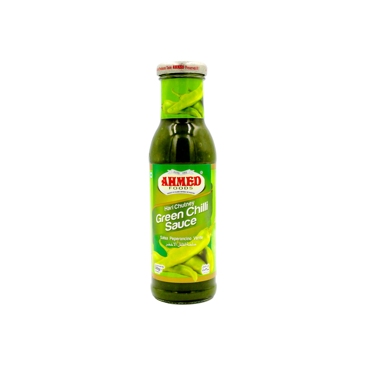 Ahmed Green Chilli Sauce 300G