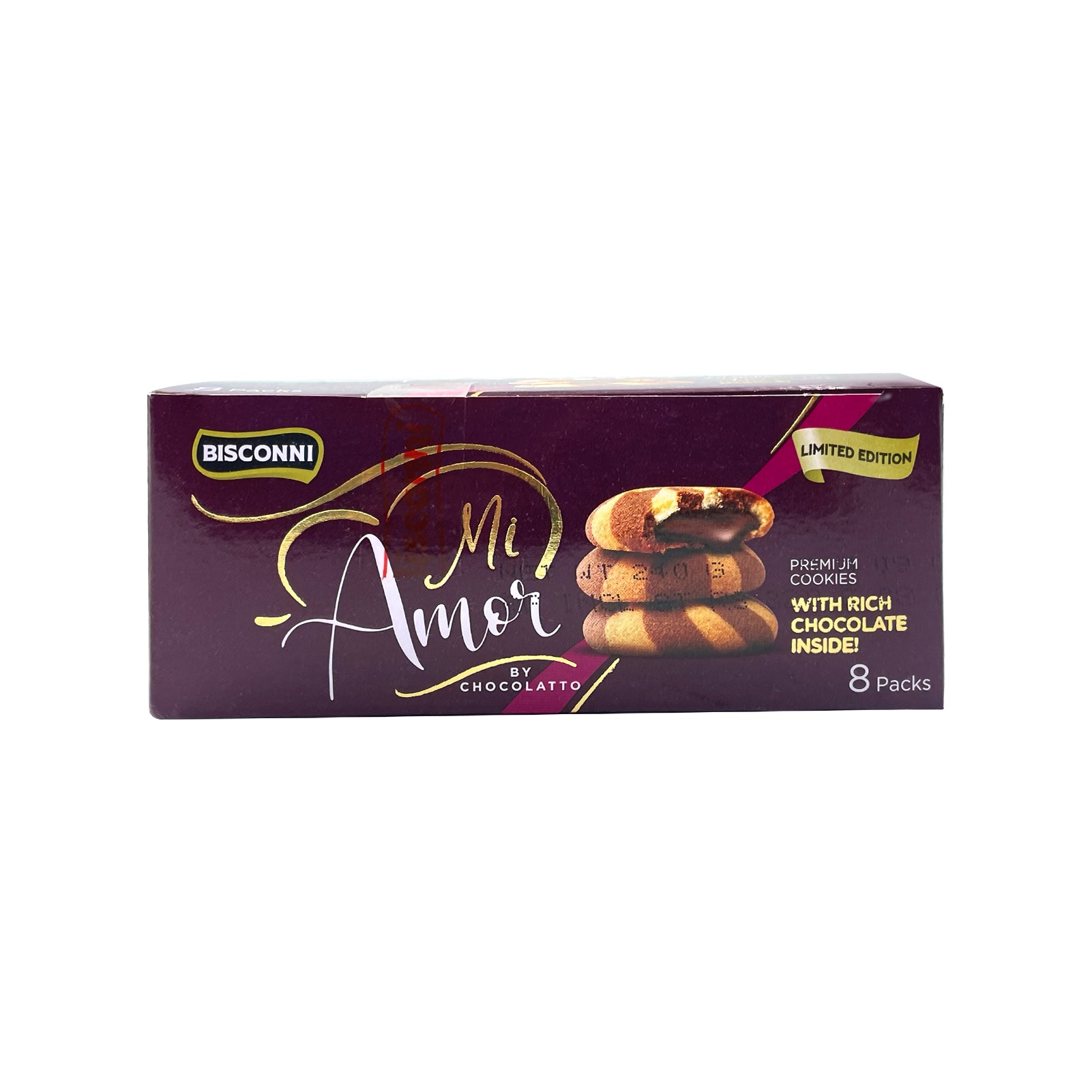 Buy Bisconni Mi Amor Chocolate Biscuits 8Pcs Box - Pakistan Supermarket UAE