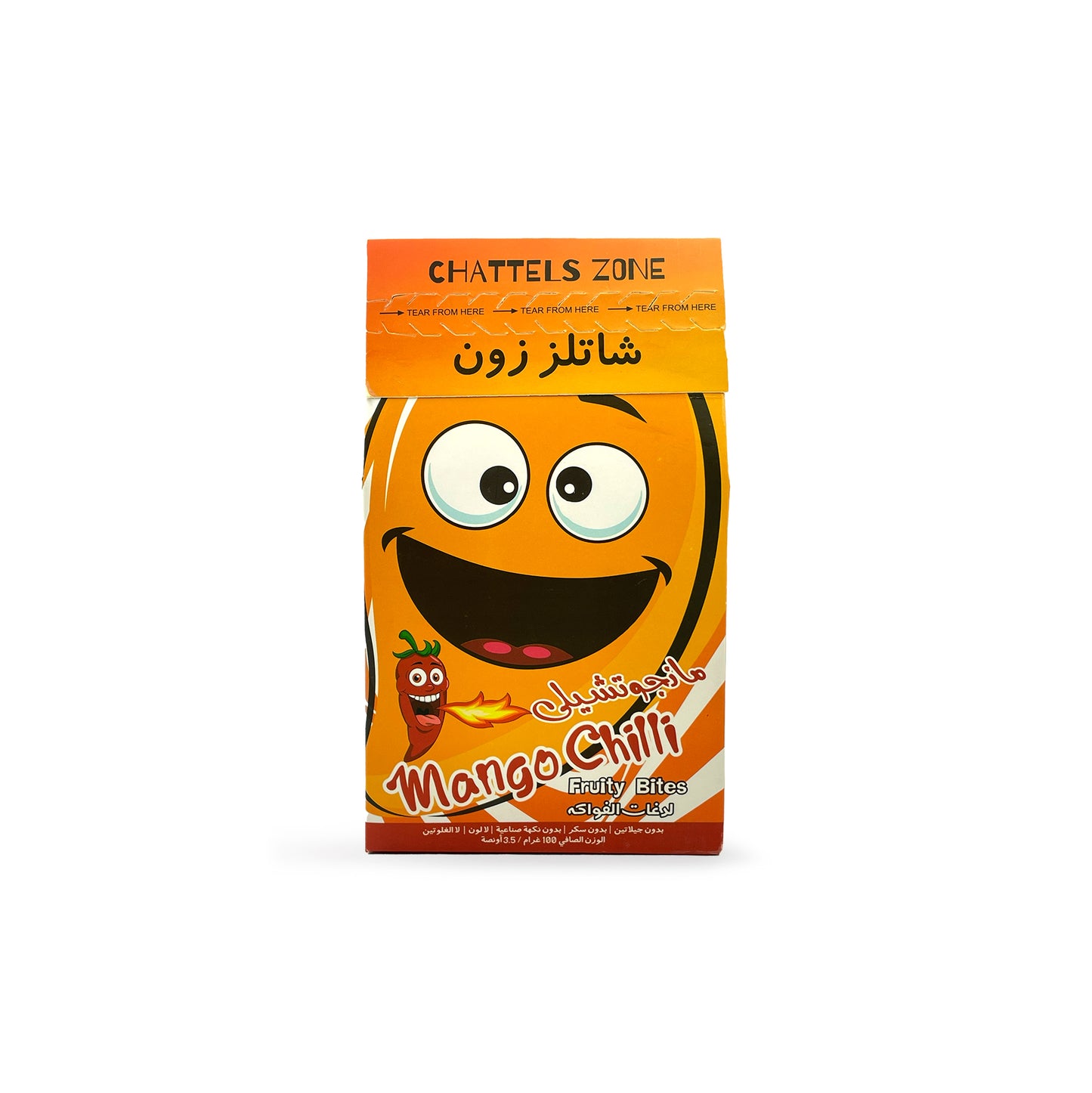 Chattels Zone Mango Chilli Fuity Bites 100G