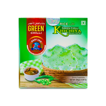 Dadi Jan Rice Papar Green Chilli Khichiya 200G