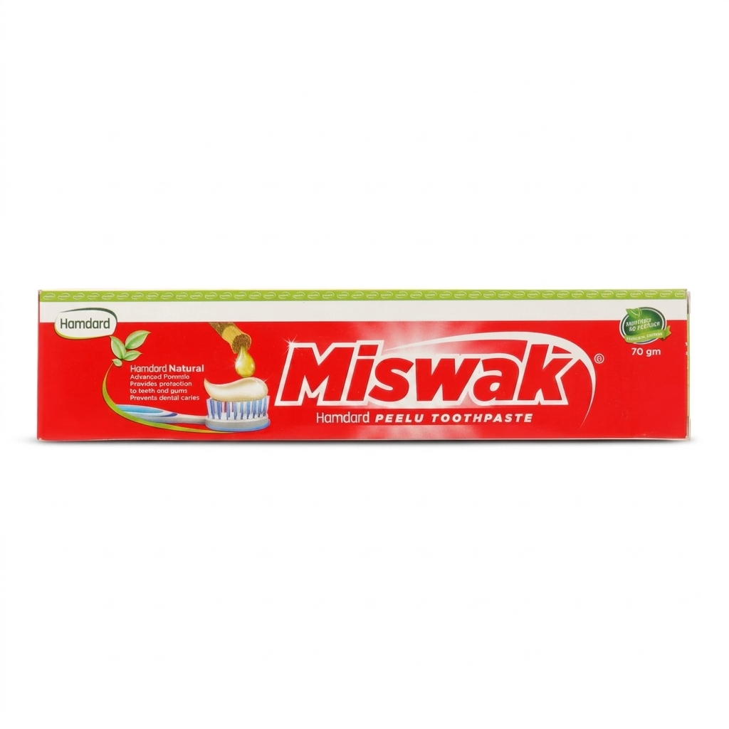 Hamdard Miswak Peelu Toothpaste 70G