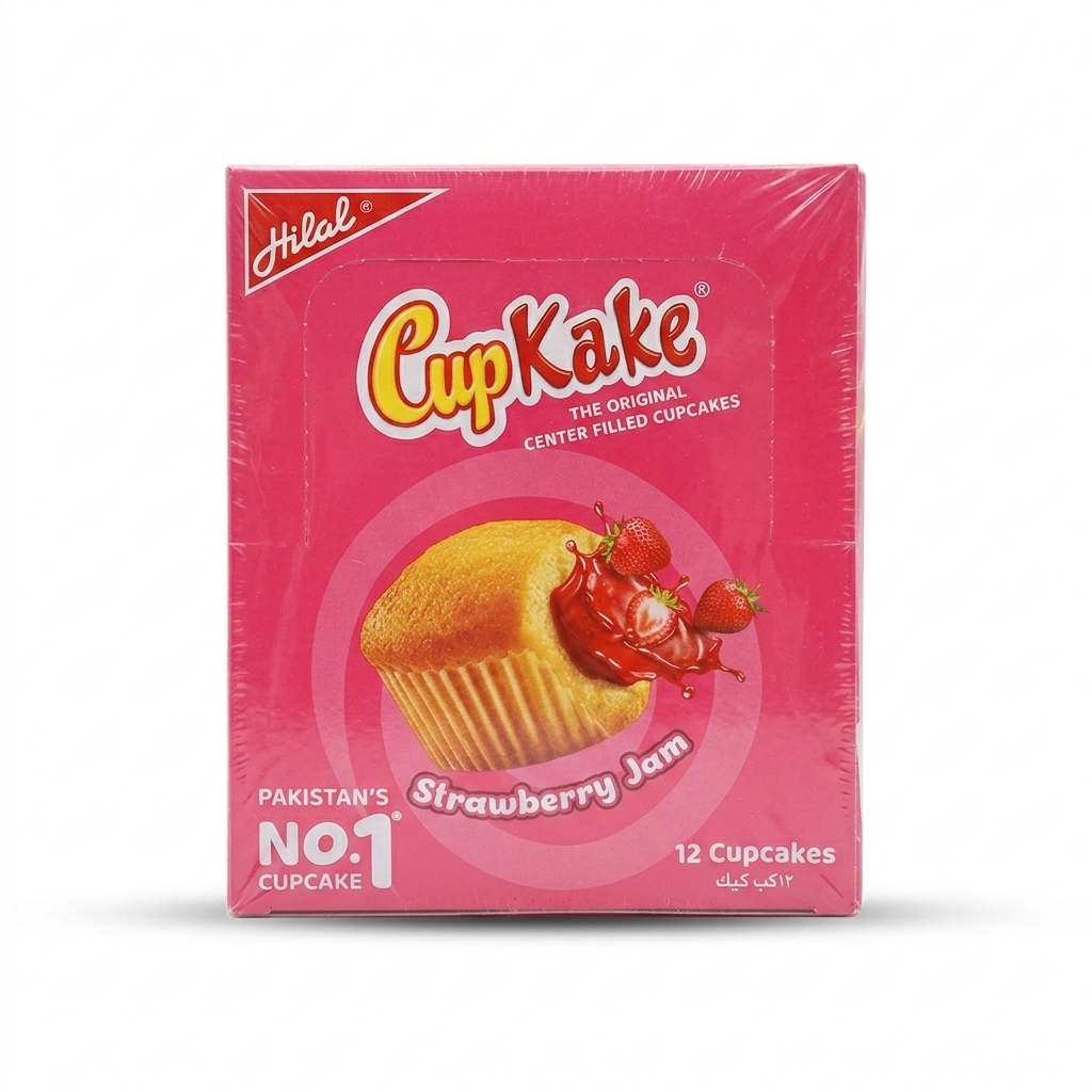 Hilal Cup Kake Strawberry Jam (12Pc Box)