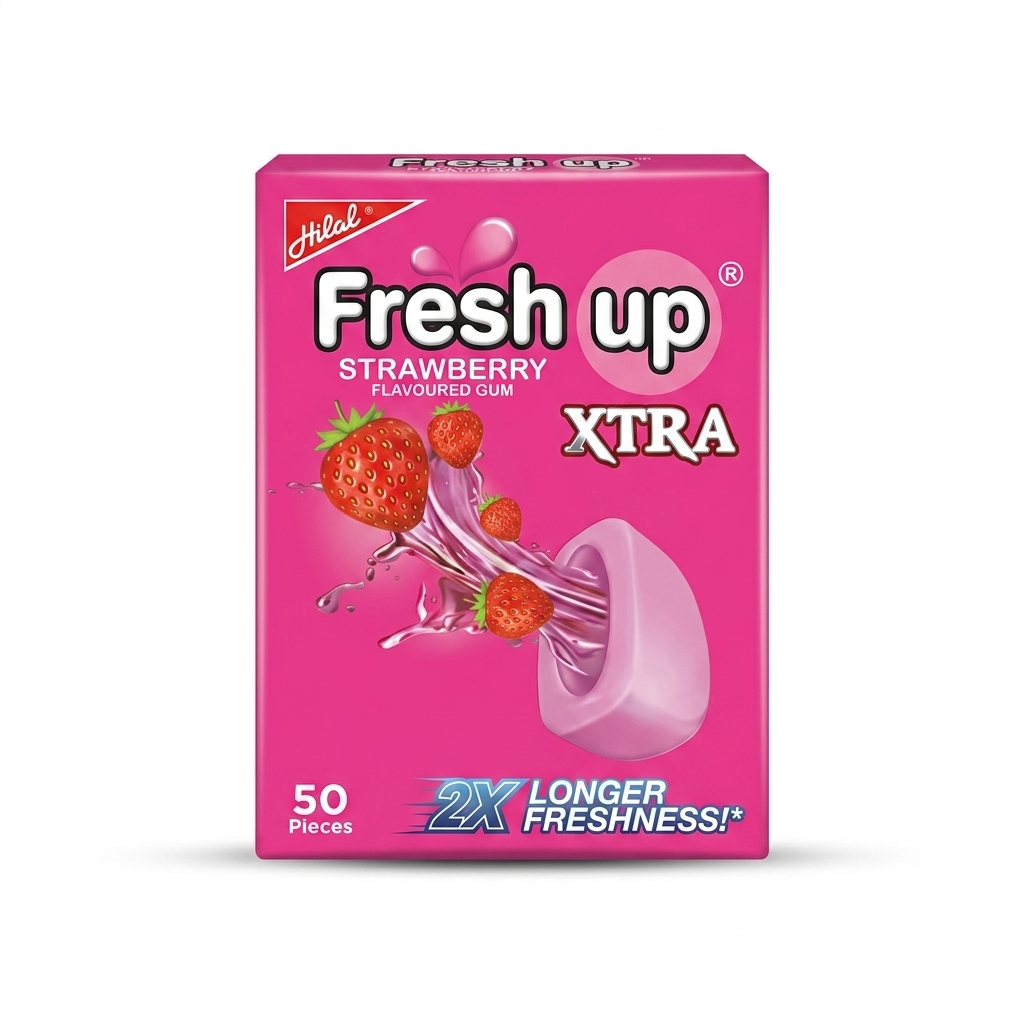 Hilal Fresh Up Strawberry Candy (50Pc Box)