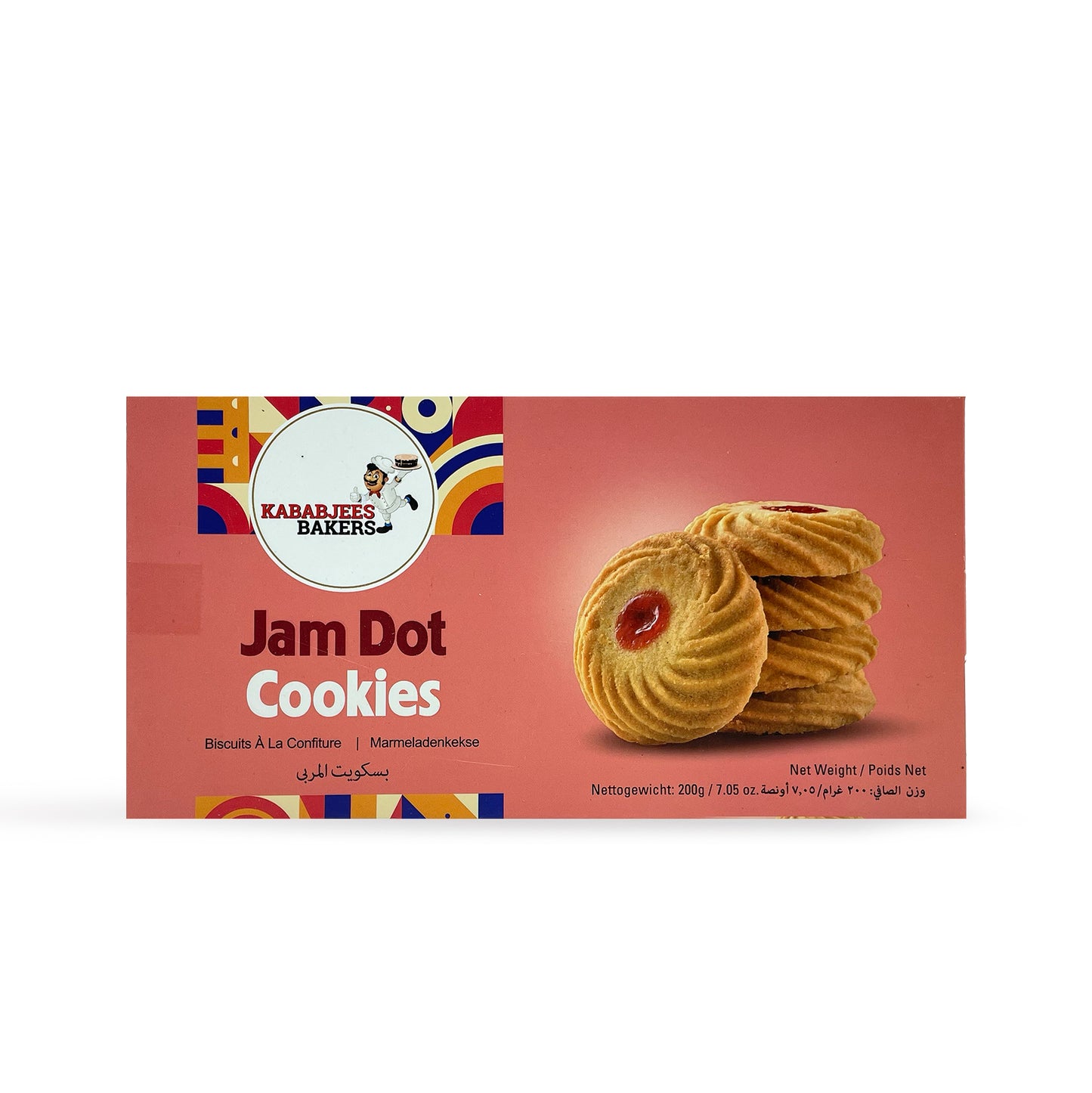 Kababjees Jam Dot Cookies 200G