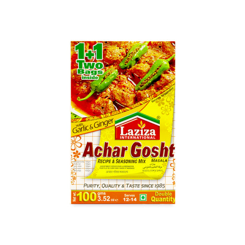 Laziza Achar Gosht Masala 100g - Authentic Spice Blend for Spicy Meat Delights
