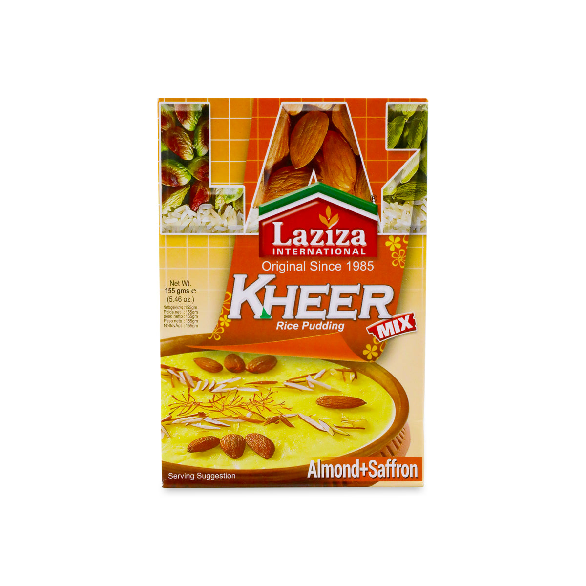 Laziza Kheer Mix (Almond+Saffron) 155G 