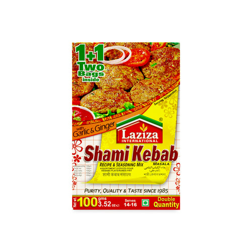Laziza Shami Kabab Masala 100g - Authentic Spice Blend for Homemade Kababs