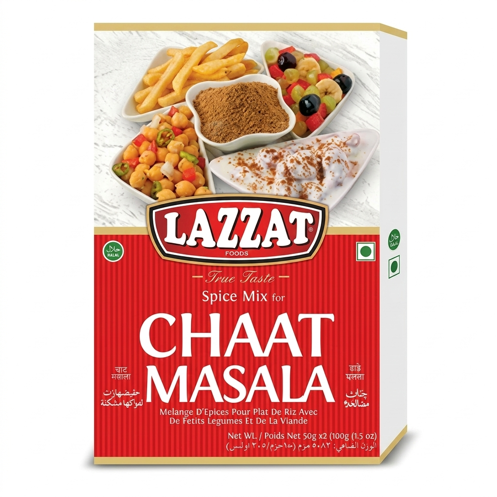 Lazzat Chaat Masala 100G (2Bags)