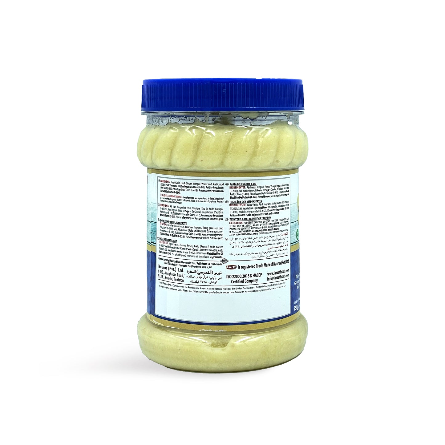 Lazzat Ginger Garlic Paste 750G