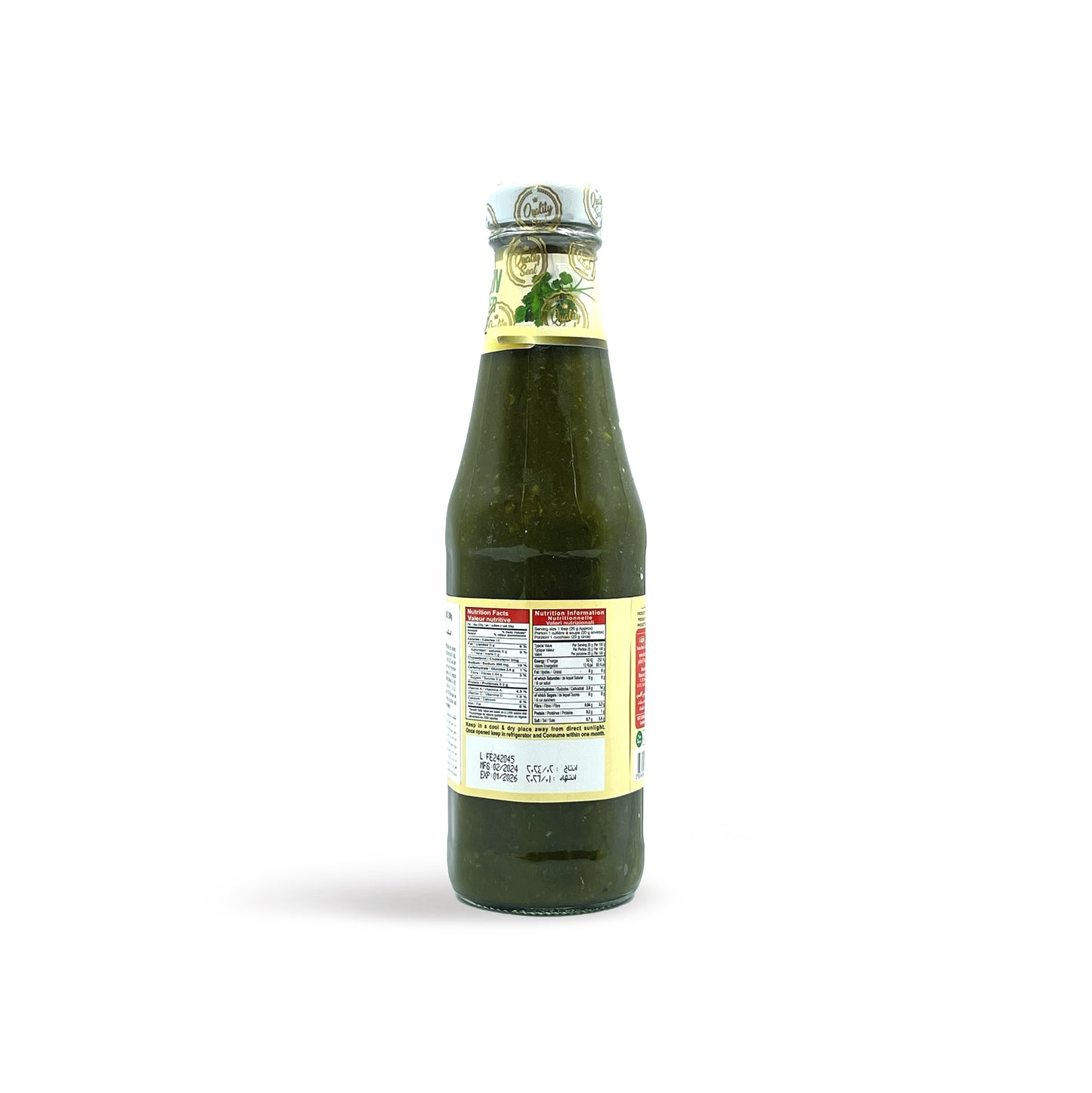 Lazzat Green Coriander Sauce 300G