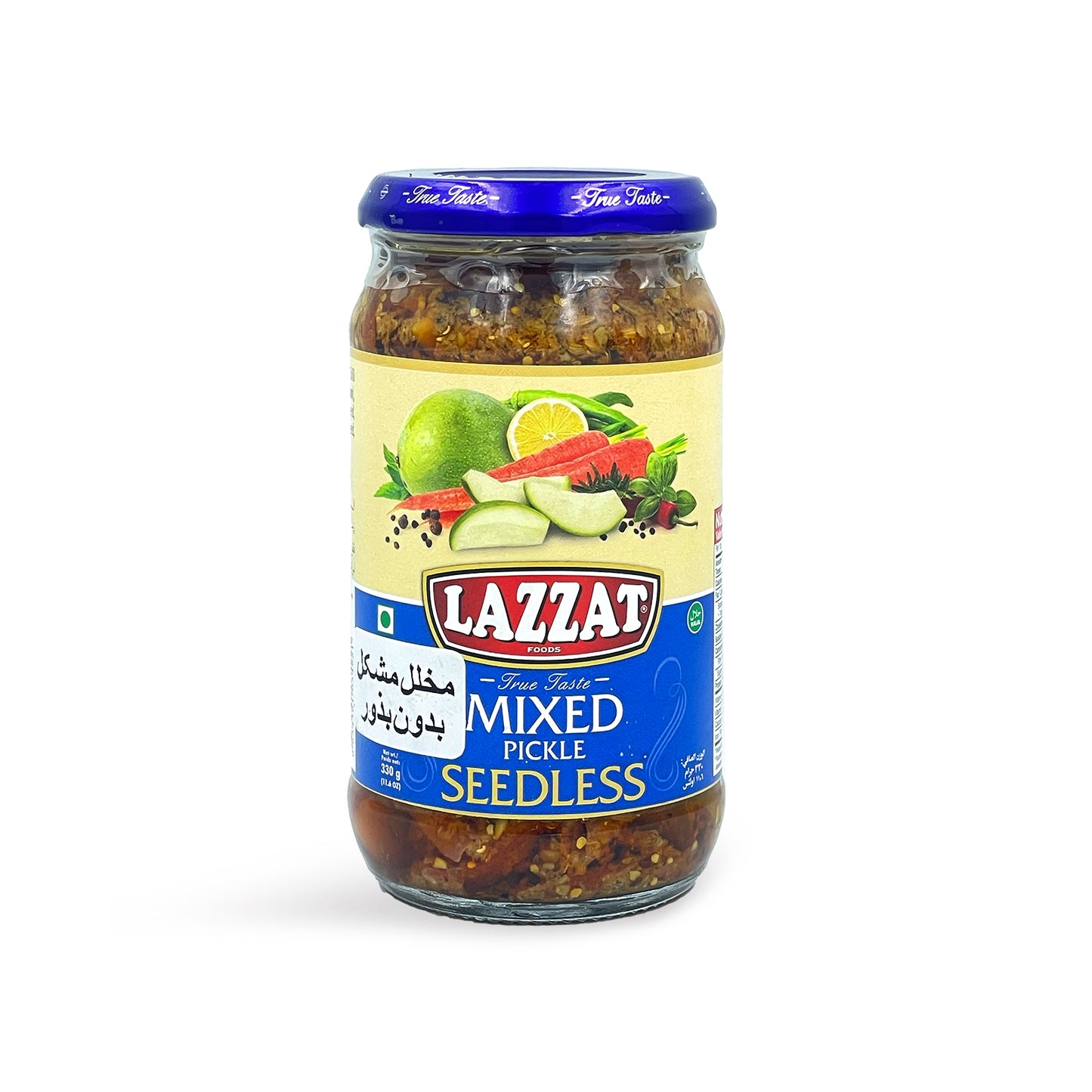 Lazzat Mixed Pickle Seedless 330G