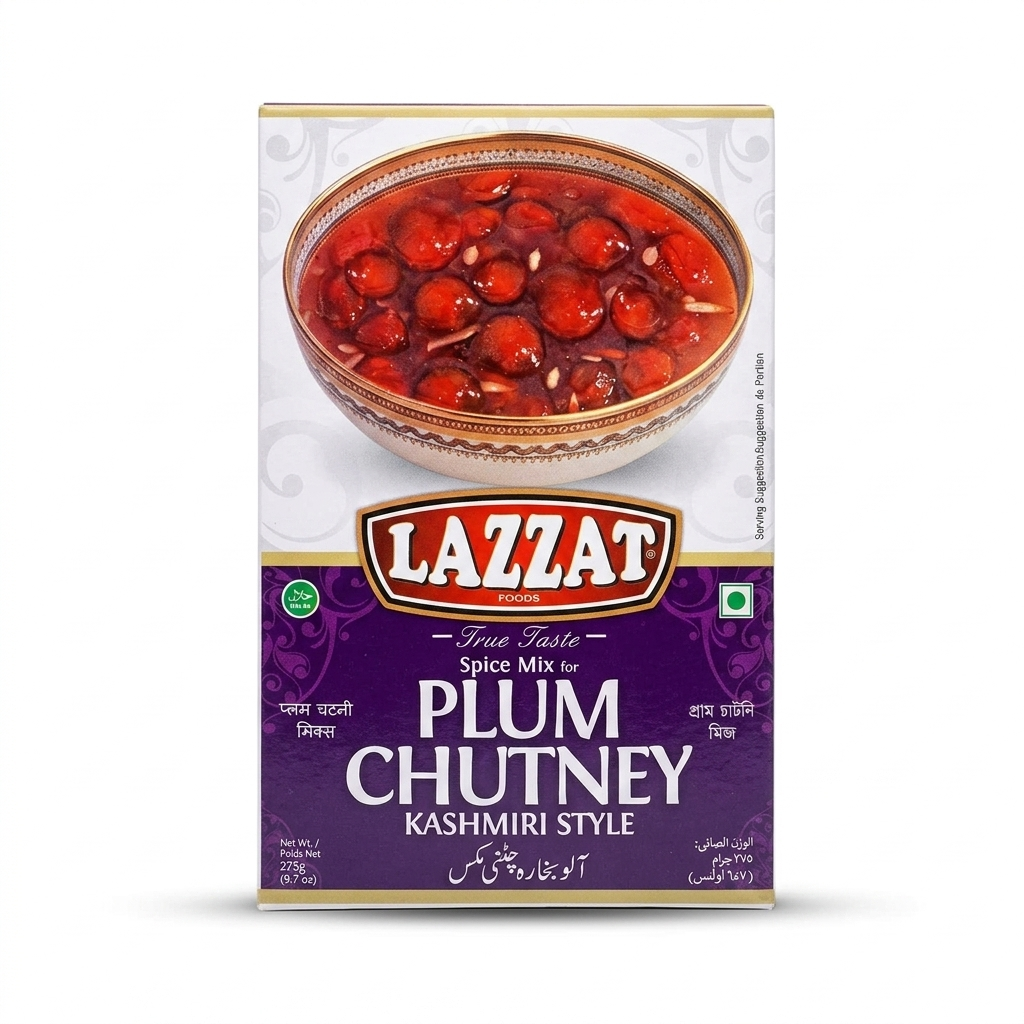 Lazzat Plum Chutney 275G