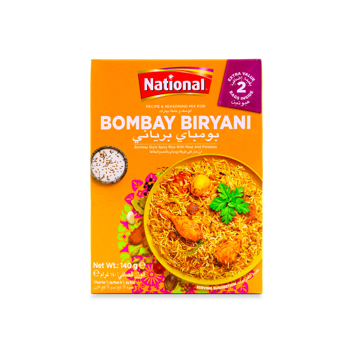 National Bombay Biryani Masala 140G (2Bags)