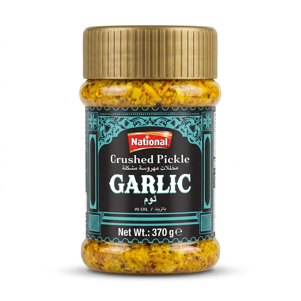 National Crushed Garlic Pickle 370G