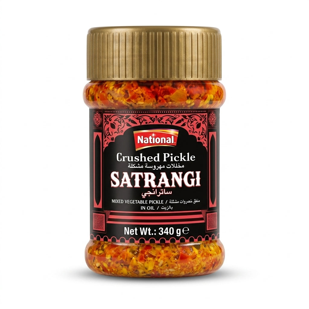National Crushed Satrangi Pickle 340G