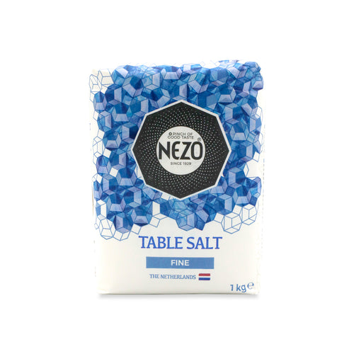 Nezo Fine Table Salt 1Kg - Essential for Cooking and Seasoning