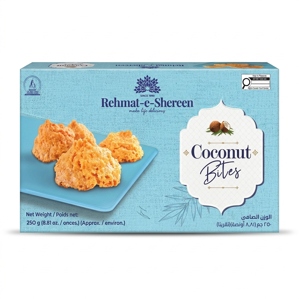 Rehmat E Shereen Coconut Bites 250G