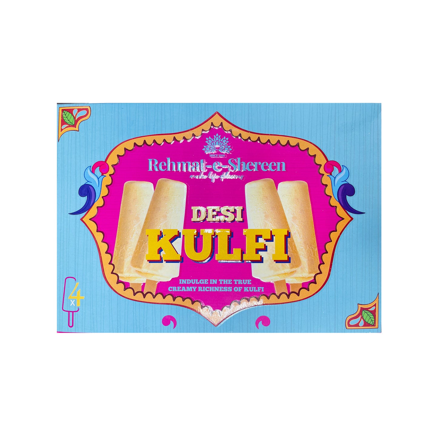 Rehmat E Shereen Desi Kulfi 4Pcs Box