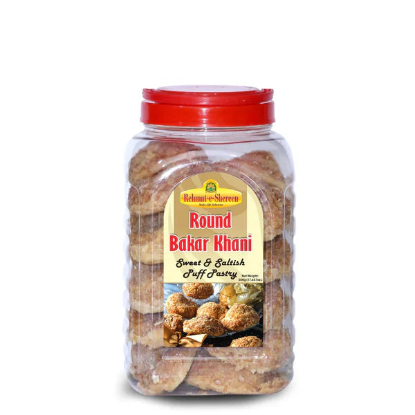Rehmat e Shereen Round Baker Khani jar 500G