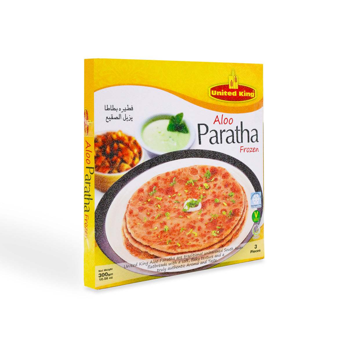 United King Aloo Paratha 3 Pcs Box