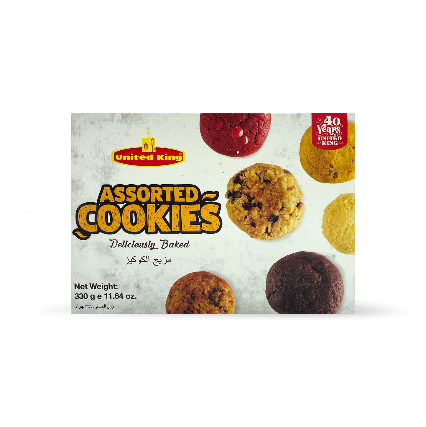 United King Assorted Cookies 330G