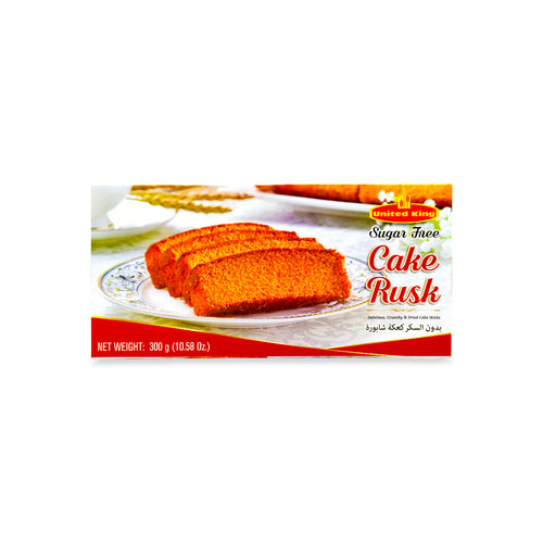 United King Cake Rusk Sugar Free 300G