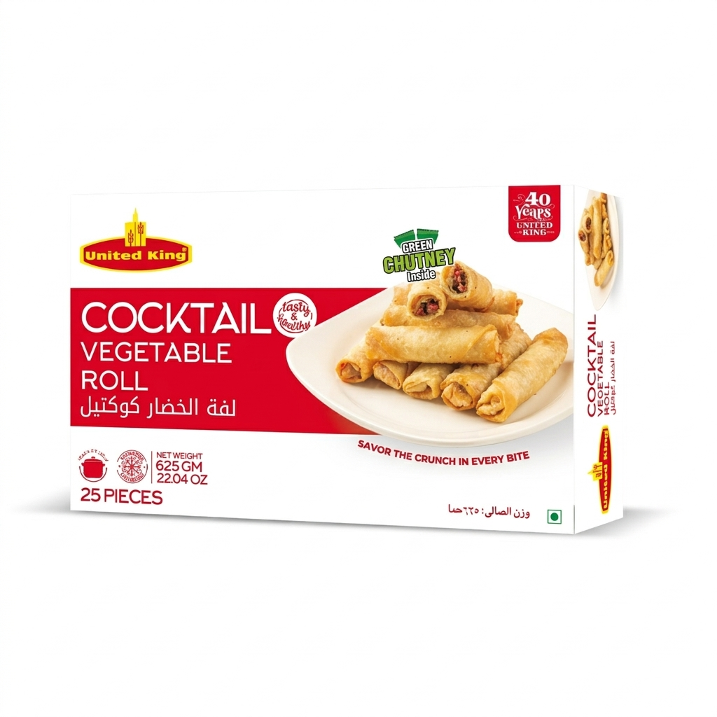 United King Cocktail Vegetable Roll 25Pc