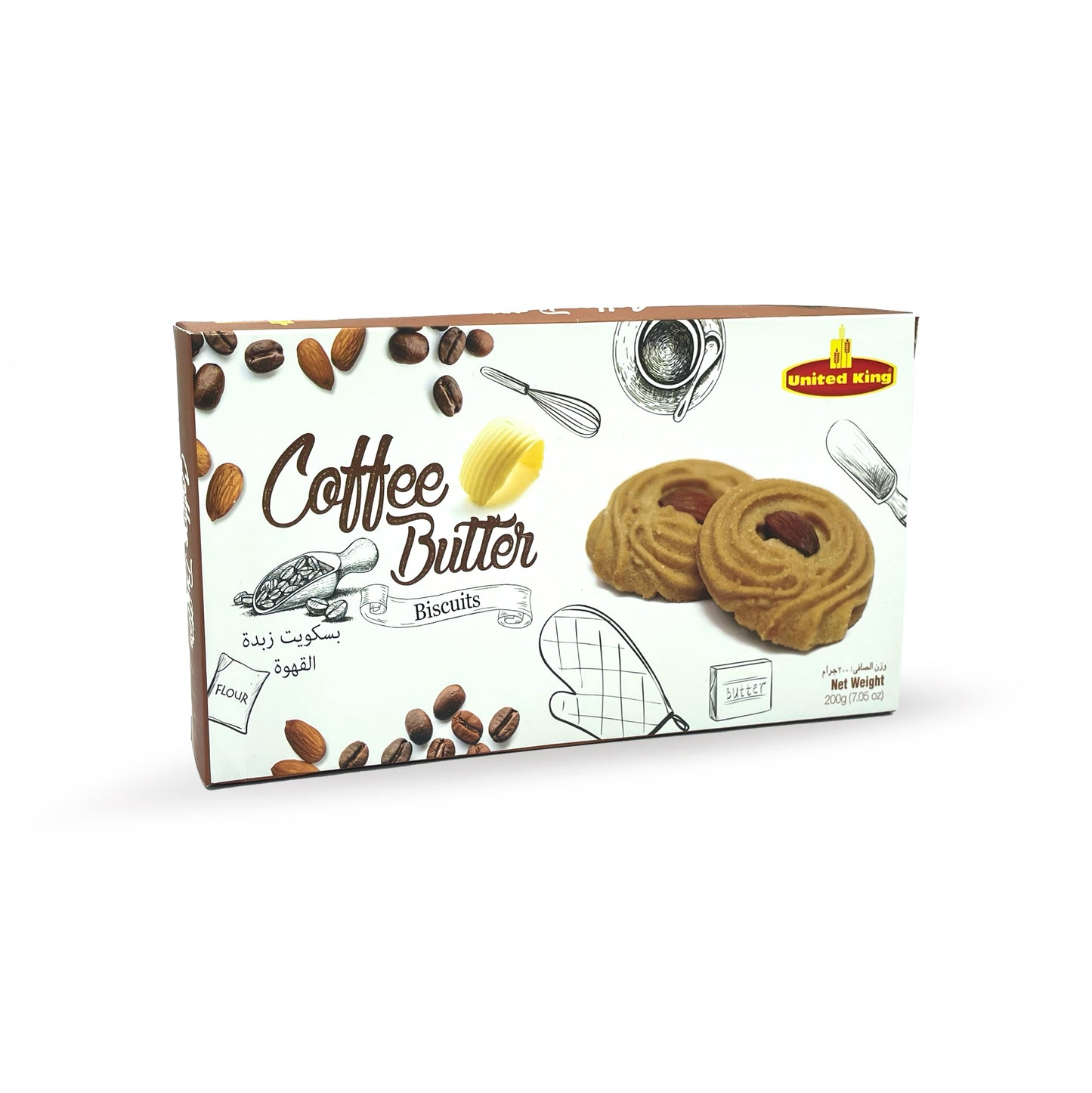 United King Coffee Butter Biscuit 200G