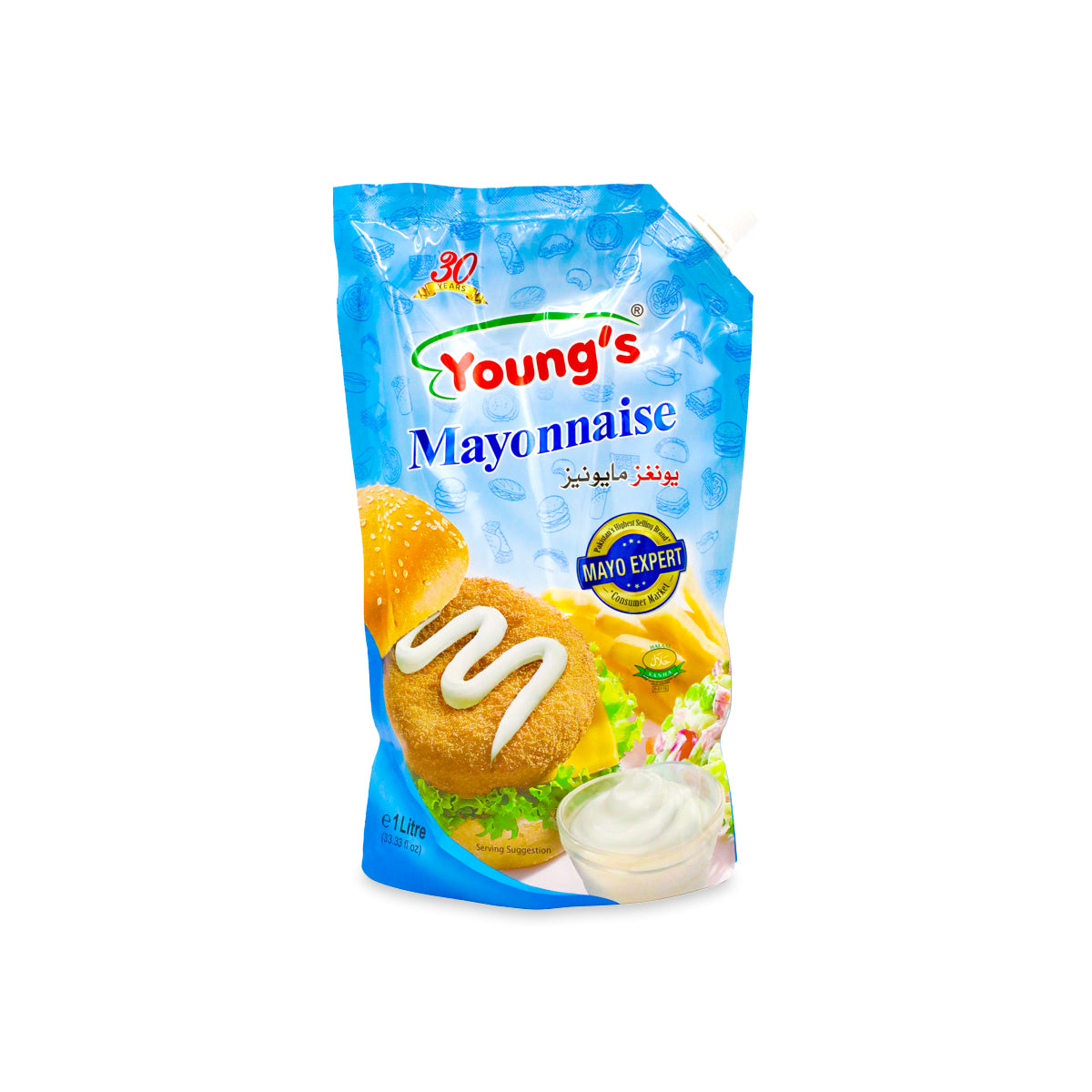 Youngs French Mayonnaise 1 Ltr