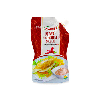 Youngs Mayo Red Chilli Sauce 200ML 