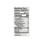 Nutritional facts 