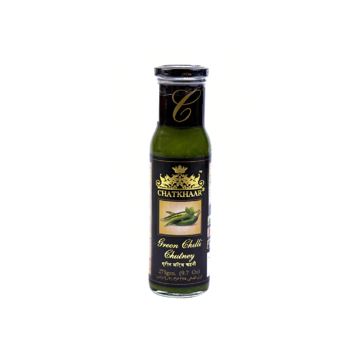 Chatkhaar Green Chilli Chutney 275G