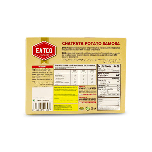 Eatco Chatpata Potato Samosa 300G