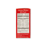Nutritional facts K&Ns Chicken Patties