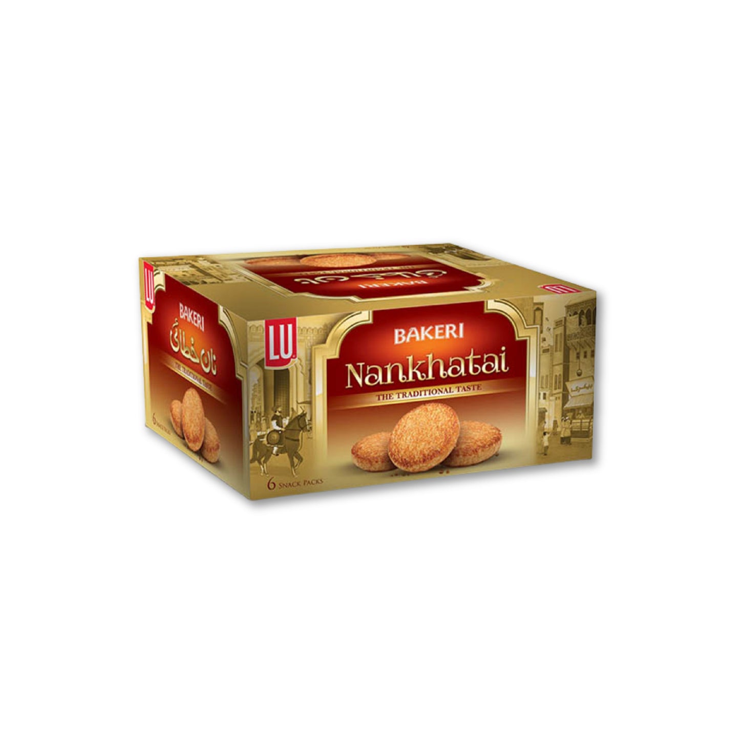 Lu Bakeri Nan Khatai Snack Pack 6Pcs Box